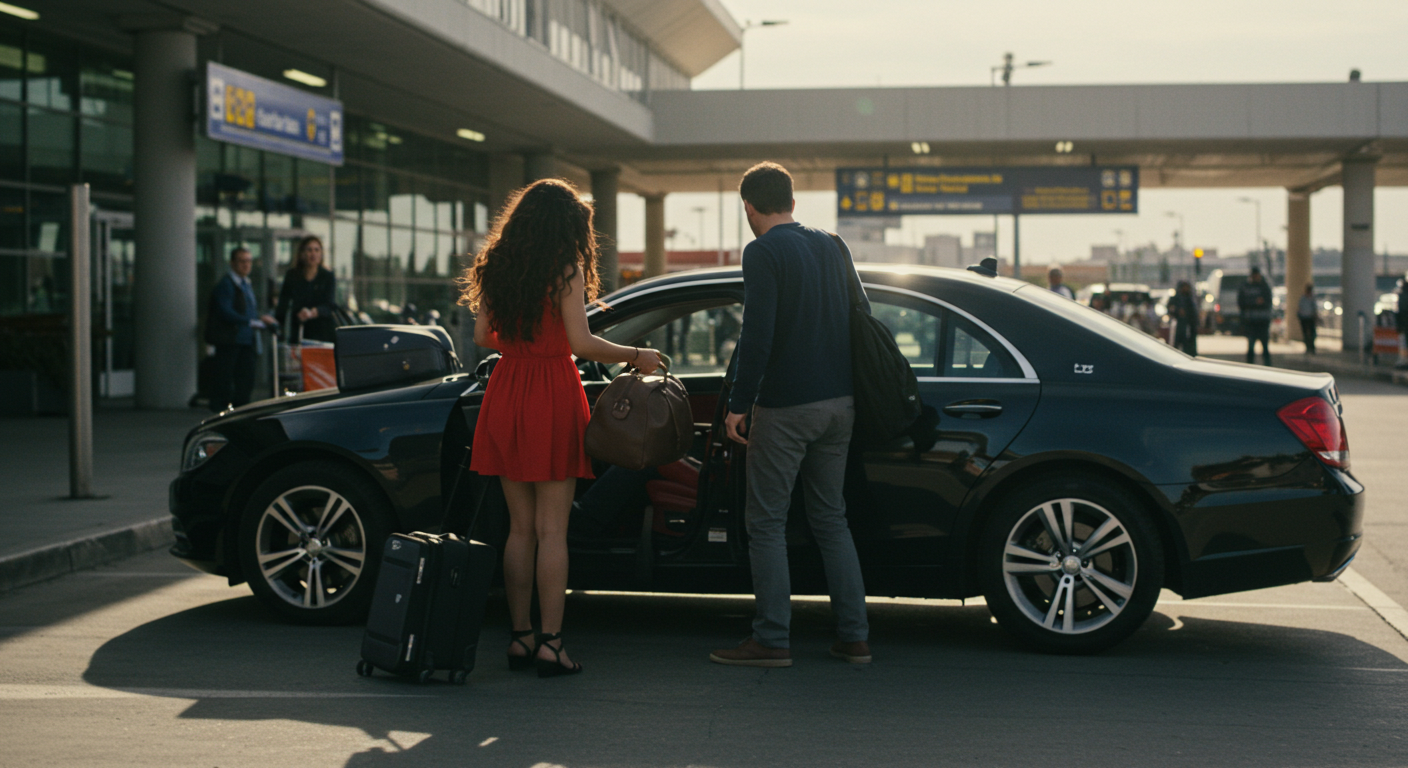 Car at airport